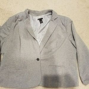 Lane Bryant size 28 grey Blazer Jacket